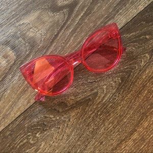 ALDO pink cat eye sunglasses